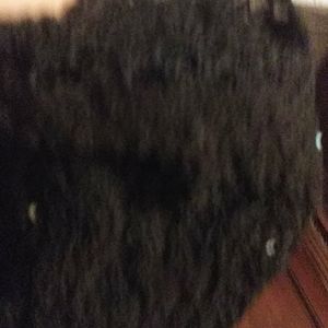 Black draw string evening pants